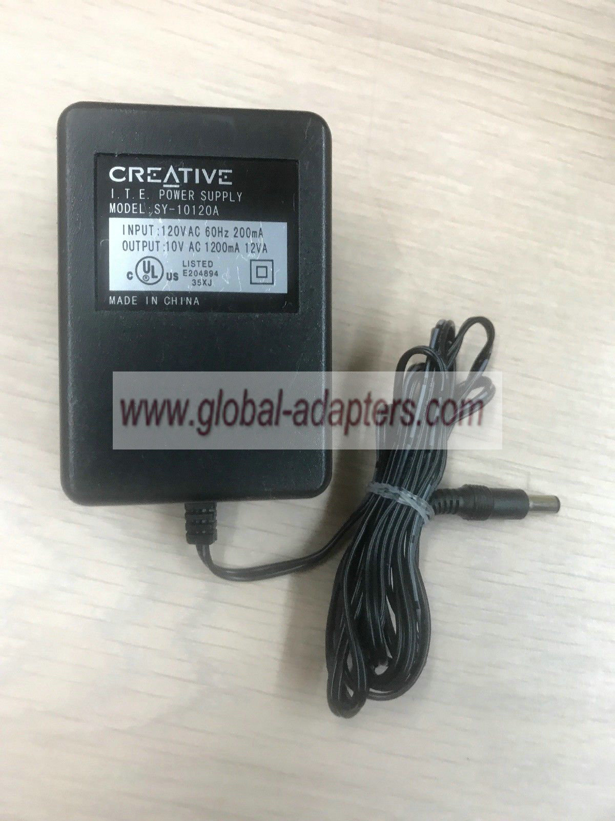 New AC/AC Adapter for Creative SY-10120A 10VAC 1200mA I.T.E Power Supply Adapter Charger - Click Image to Close